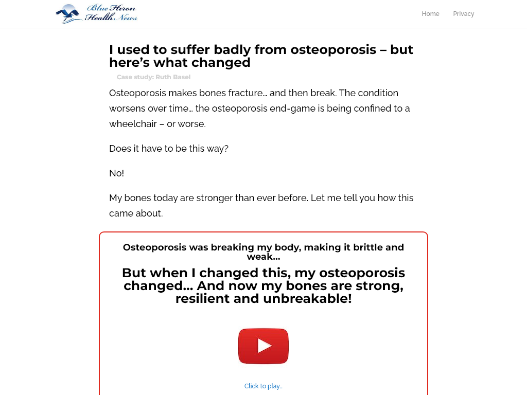Osteoporosis Solution Review