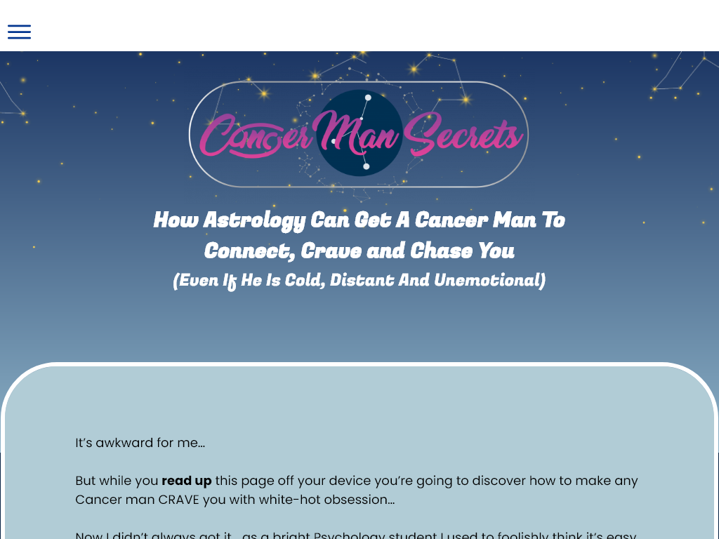 Cancer Man Secrets Review
