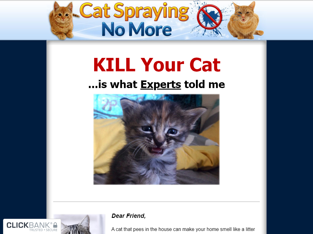 Cat Spraying No More Review