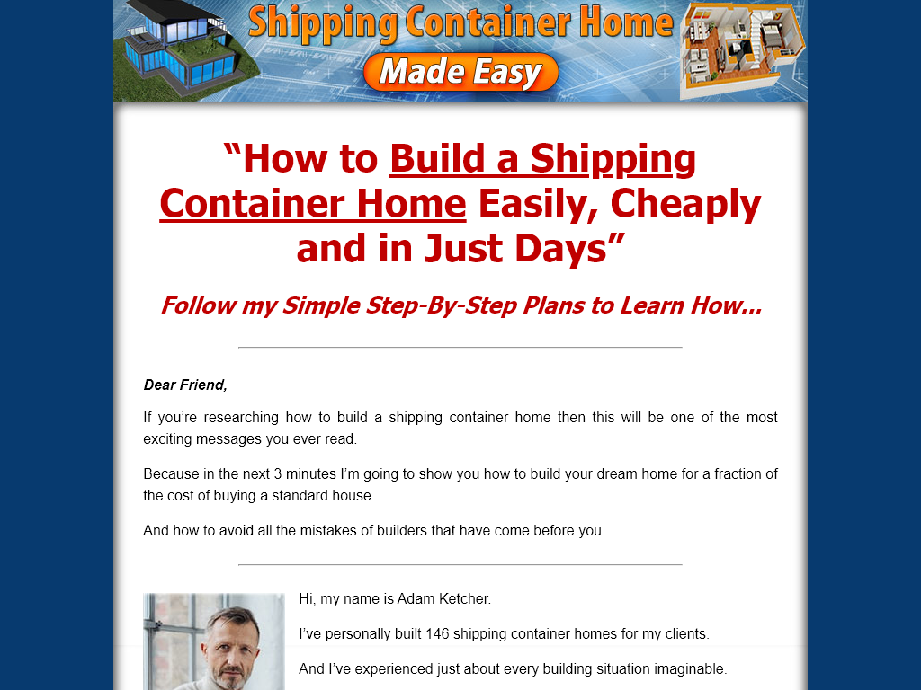 Shipping Container Home Made Easy Review