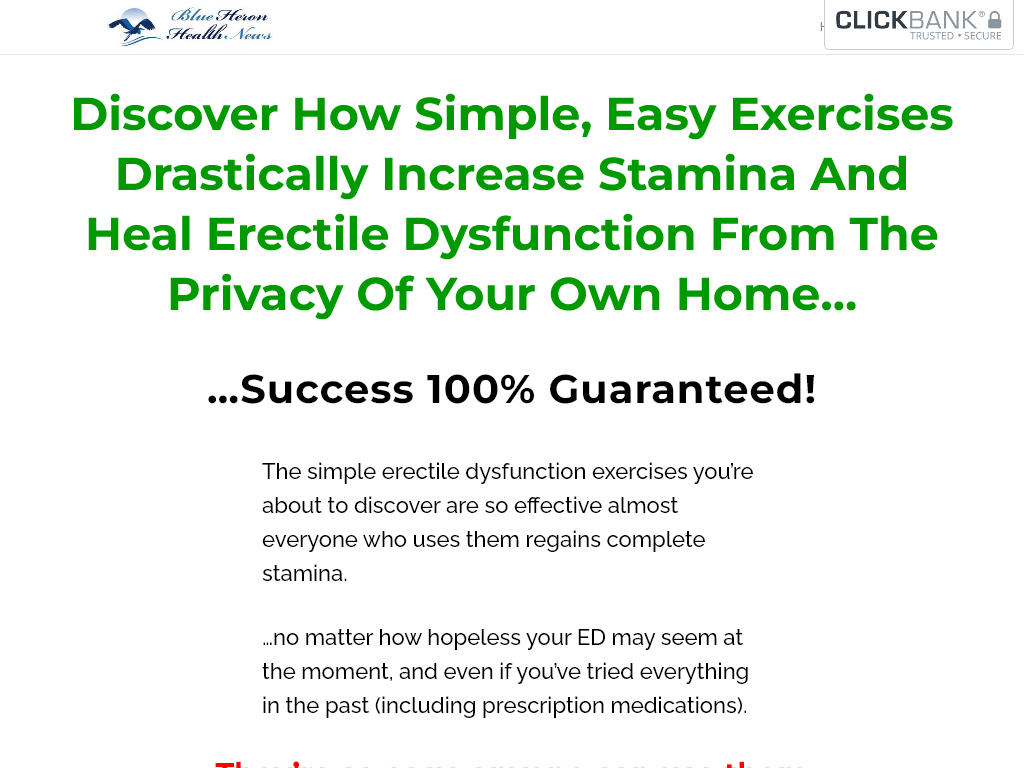 Cure Erectile Dysfunction Review