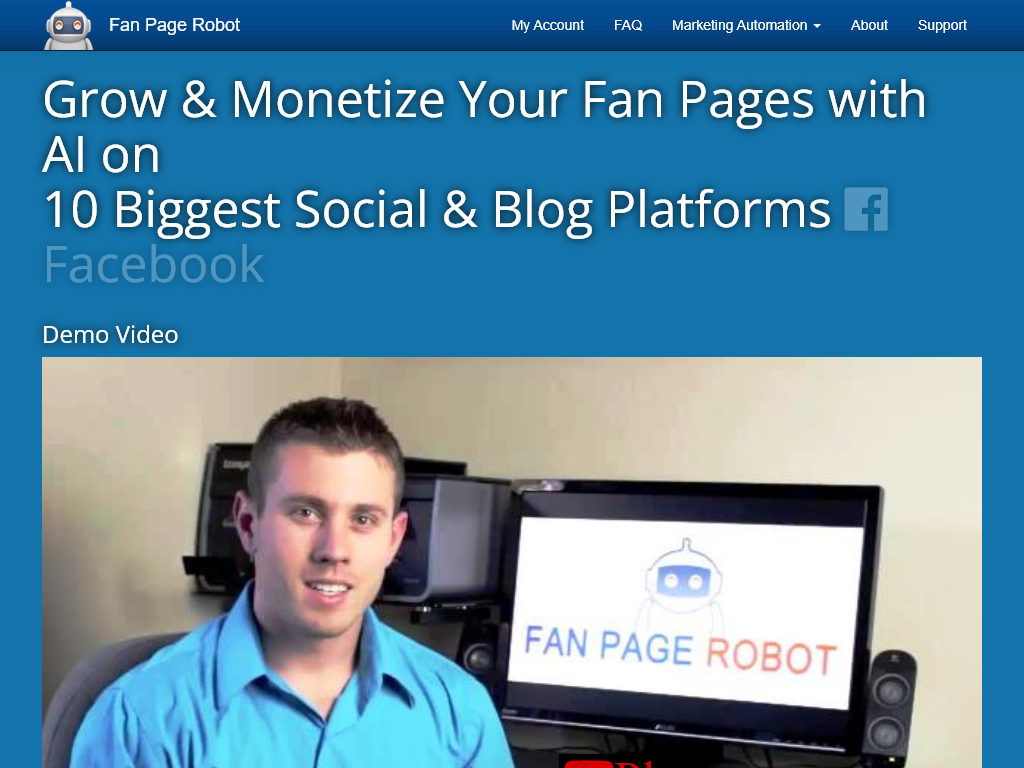 FAN PAGE ROBOT Review