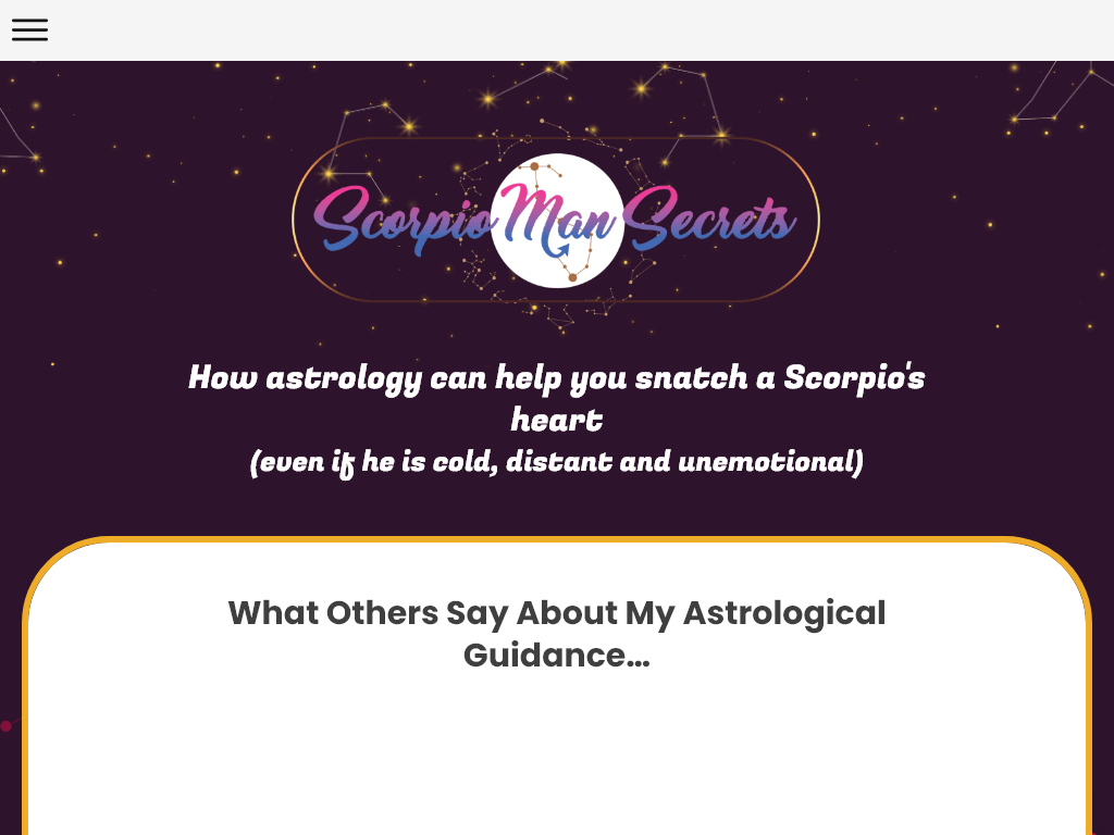 Scorpio Man Secrets Review